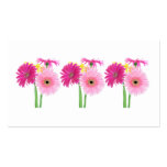 Gerbera Daisies Pink Business Card Template