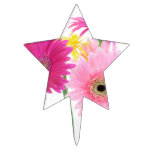 Gerbera Daisies Pink Cake Pick