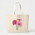 Gerbera Daisies Pink Tote Bags