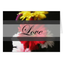 Gerbera Daisy 2 Love Wedding Greeting Cards