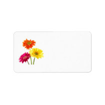 Gerbera Daisy Delight Address Label