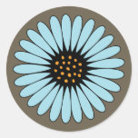 Gerbera Daisy Envelope Wedding Stickers