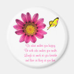 Gerbera Daisy Fridge Magnets