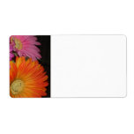 Gerbera Daisy Garden Personalized Shipping Labels