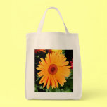 Gerbera Daisy Grocery Tote Bag bags