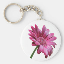 Gerbera Daisy Keychain