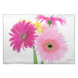 Gerbera Daisy Piink Flowers Placemat