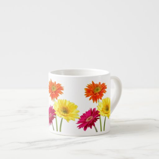 Gerbera Daisy Espresso Cup