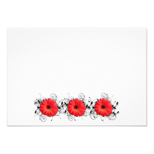 Gerbera Daisy Theme Custom Announcement