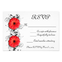 Gerbera Daisy Theme Personalized Announcements