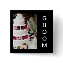 Gerbera Daisy Wedding Cake Pins