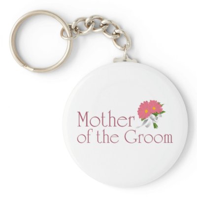 Gerbera Daisy Wedding Keychain