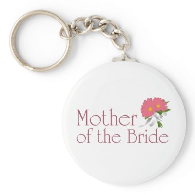 Gerbera Daisy Wedding Key Chains