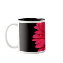 Gerbera in pink mugs