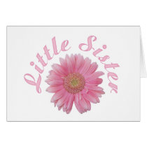 Gerbera Little Sister Greeting Cards