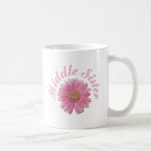 Gerbera Middle Sister Coffee Mugs