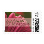 Gerbera September Wedding stamps