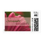 Gerbera Summer Wedding stamps