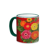gerberas bouquet mugs by nefera gerberas bouquet mugs