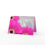 Gerberas Greetings horizontal Greeting Card