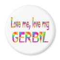 Gerbil Love magnets