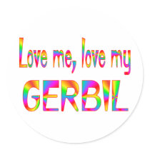 Gerbil Love stickers by AllPetsStore Gerbil Love stickers