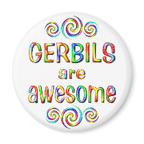 GERBILS ARE AWESOME MAGNETS