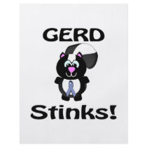 GERD Stinks Skunk Awareness Design Flyer