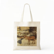 Gerda from The Snow Queen Storybook Bag by CollageMontage Gerda from The Snow Queen Storybook Bag