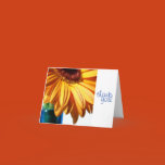thanks, thank you, thank you card, flower,