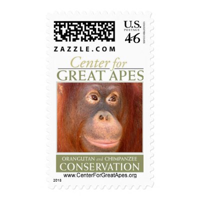 Geri Postage Stamp by CenterforGreatApes