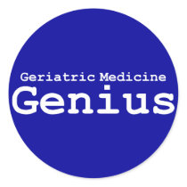 Geriatric Medicine Genius Gifts stickers