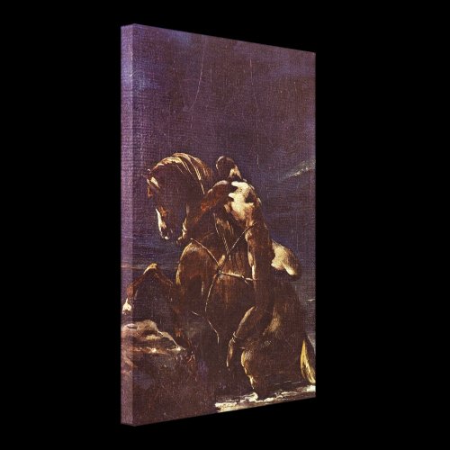 Gericault Jean Louis Theodore - The Page Mazeppa Stretched Canvas Prints