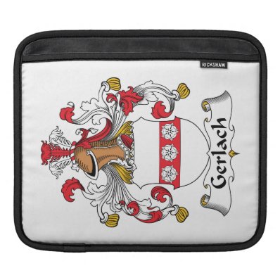 Gerlach Family Crest iPad Sleeve