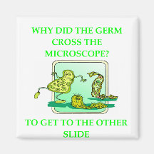 GERM BIOLOGY RESEARCH JOKE FRIDGE MAGNETS