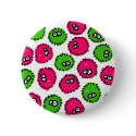 Germ Invasion buttons by prawny Germ Invasion buttons