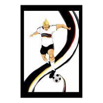 German 2014 Fussball lovers Fußball poster print posters