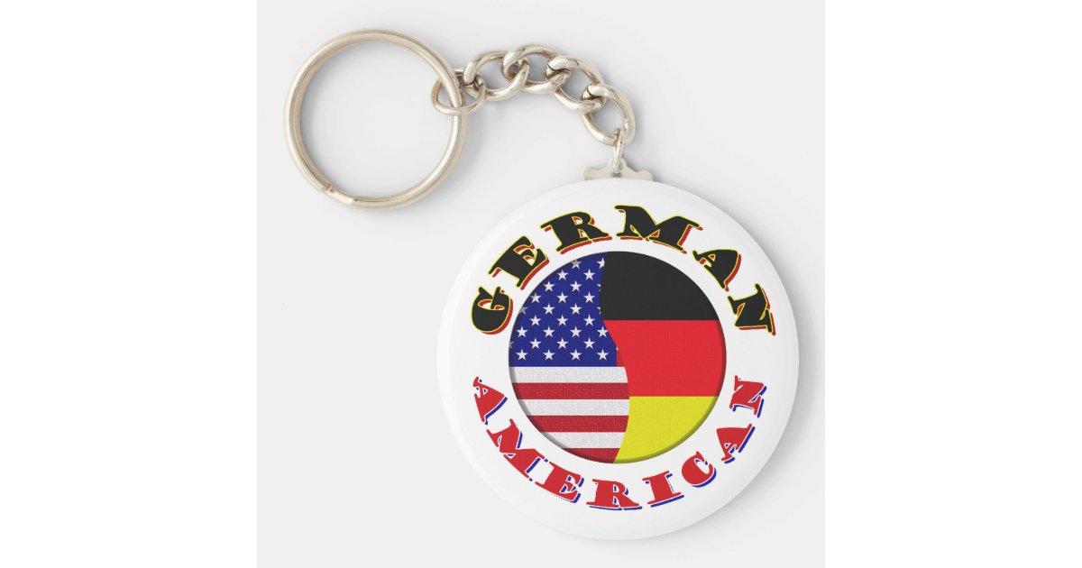 german american keychain Zazzle
