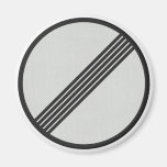 German Autobahn No Speed Limits Road Sign Magnet
