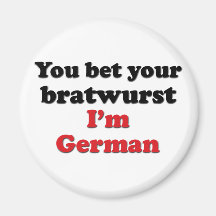German Bratwurst Magnet