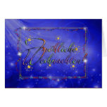 German Christmas and New Year card