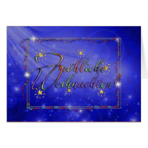 German Christmas and New Year card cards