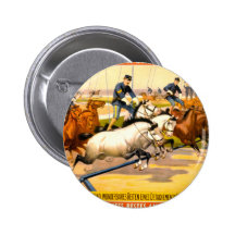 German Circus Advertisement Vintage 1900 Button