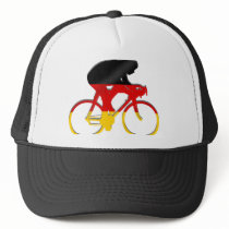 German cycling flag of germany cyclists gear hats by Funkart German cycling flag of germany cyclists gear hats