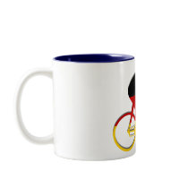 German cycling flag of germany cyclists gear mugs by Funkart German cycling flag of germany cyclists gear mugs