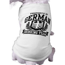 German Drinking Team Pet T Shirt