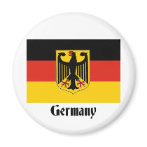 German Eagle Flag Magnets