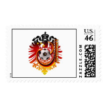 German Eagle Germany Soccer badge Postage Stamp