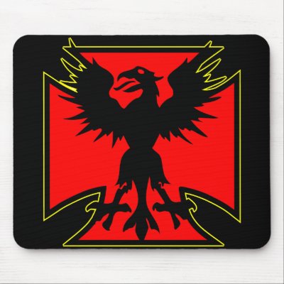 German Eagle Iron Cross Mouse Pads by WhiteTiger_LLC
