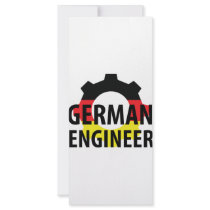 german engineer sign rack cards